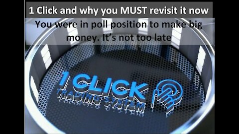 Why you should look at 1 Click again