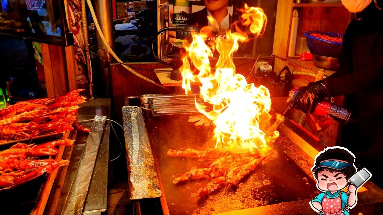 Grilled Cheese Lobster - Korean Street Food