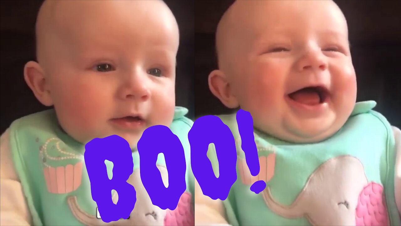 Boo!! How this baby react