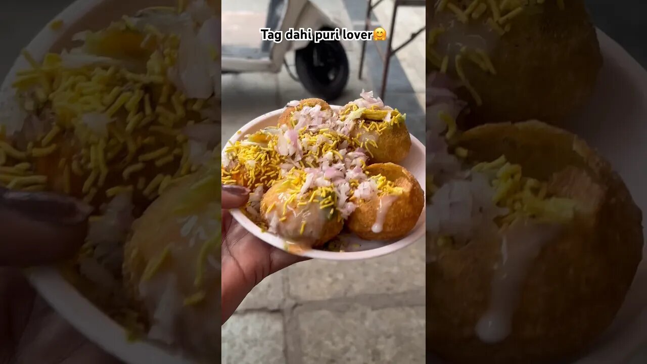 For Dahi puri lovers🤗||#food #foodie #foodlover #foodblogger #dahipuri #like #follow #subscribe