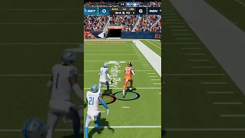 i was so close! heck of a run attempt by Javonte Williams. #madden24 #gamingcommunity