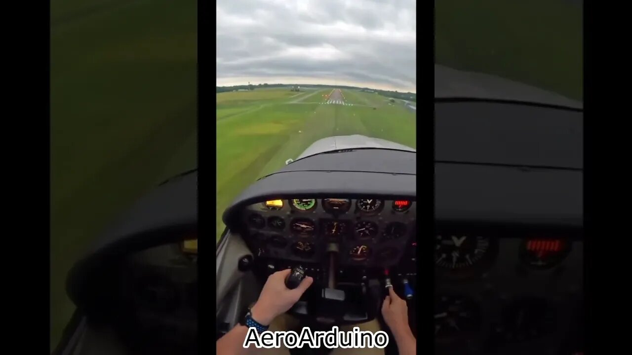 Watch Amazing Landing on Green Airfield #Aviation #Fly #AeroArduino