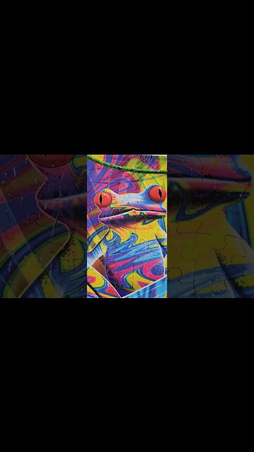 Ribbit! 🐸 #shorts #puzzle #jigsawpuzzles #frog #puzzles