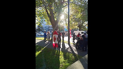 Protest victoria bc Canada