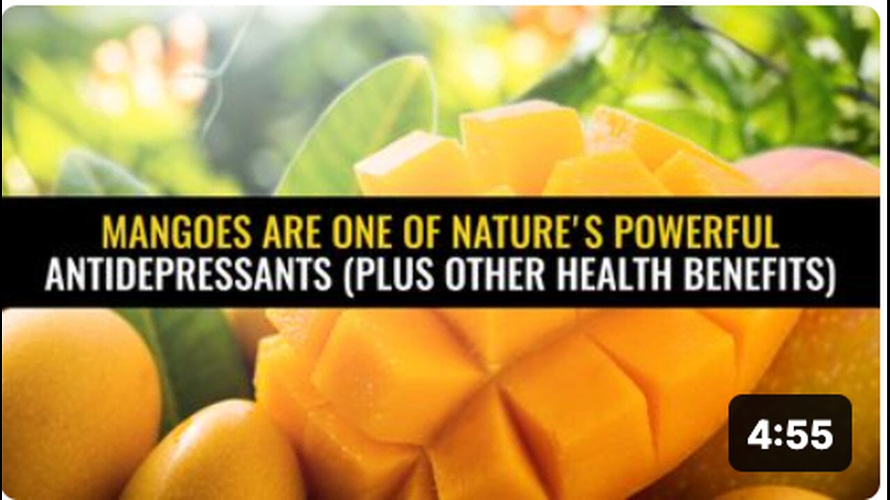 Mangoes are one of nature's powerful antidepressants (plus other health benefits)