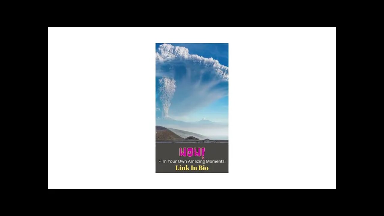 Amazing Mushroom Cloud: That's Incredible! #Shorts #Volcano #MushroomCloud #VolcanoEruption