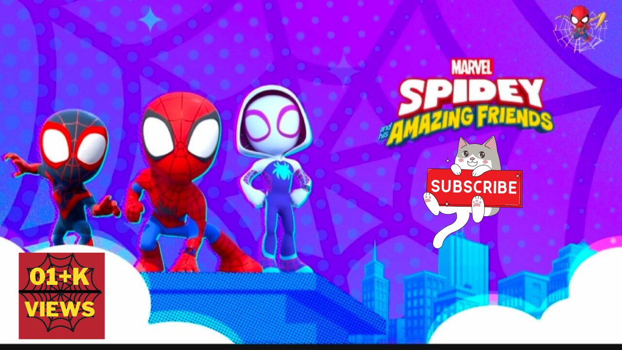 Marvel's Spidey and His Amazing Friends Theme Song | Music Video | kids powerR