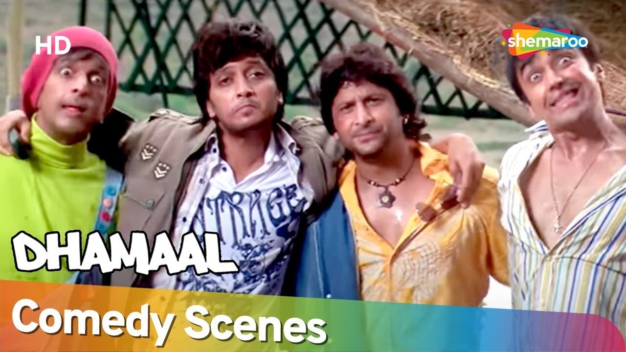 Best Of Dhamaal - अपनी औलाद को परेशान करता है और गाड़ी को मारो दिकरो करता है - Arshad Warsi, Asrani