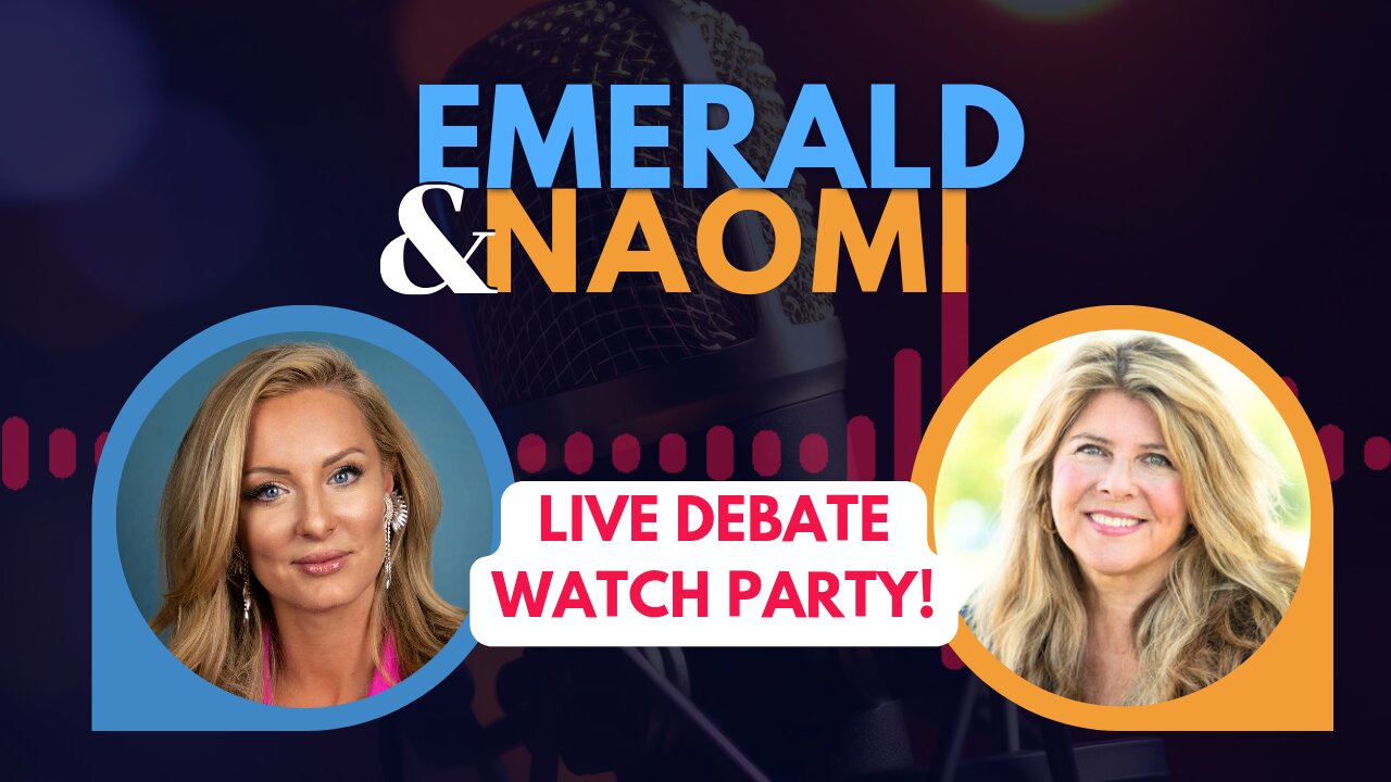 "Presidential Debate Watch Party and LIVE Commentary with Emerald Robinson and Dr. Naomi Wolf"