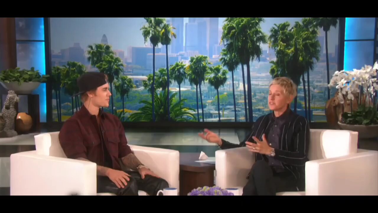 Justin Bieber and Ellen Scare Audience Members