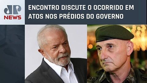 Lula e Gonçalves Dias, chefe do GSI, se reúnem em Brasília