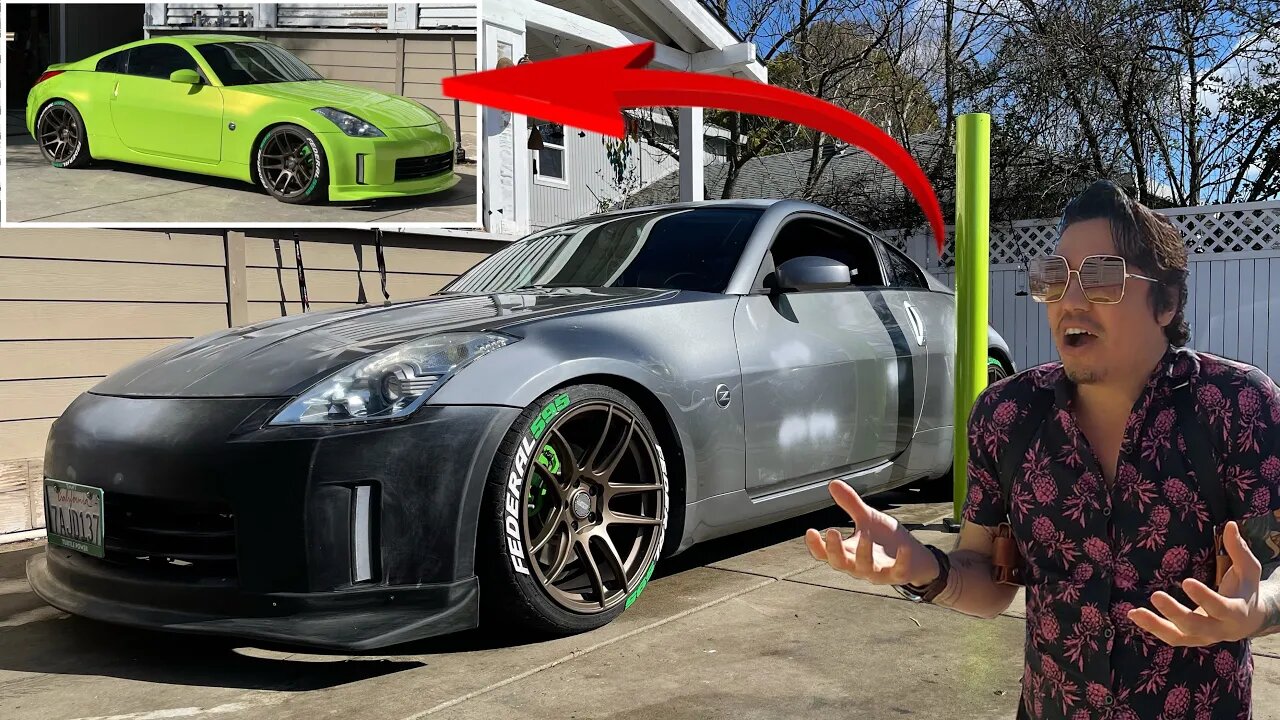 AMAZED His 350Z Vision Came True *Emotional* Reaction | The TMNT Z Ninja Turtle Themed Nissan 350Z
