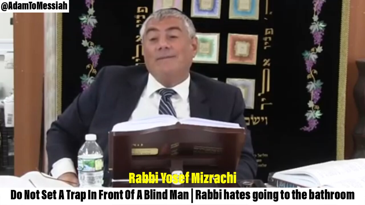 Rabbi Yosef Mizrachi: Rabbi hates going to the bathroom