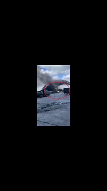 ★★★ Video from Gostomel airport showing the burning Mriya in the hangar