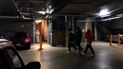 Run funny-scary prank#shorts