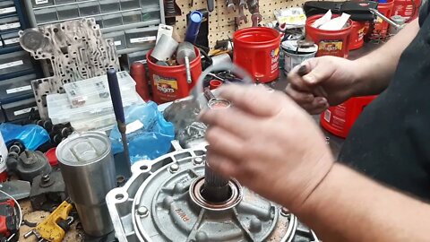 Tearing down a second 4L60e Core for our alleged "rebuilt" unit-Part 3 of the Series