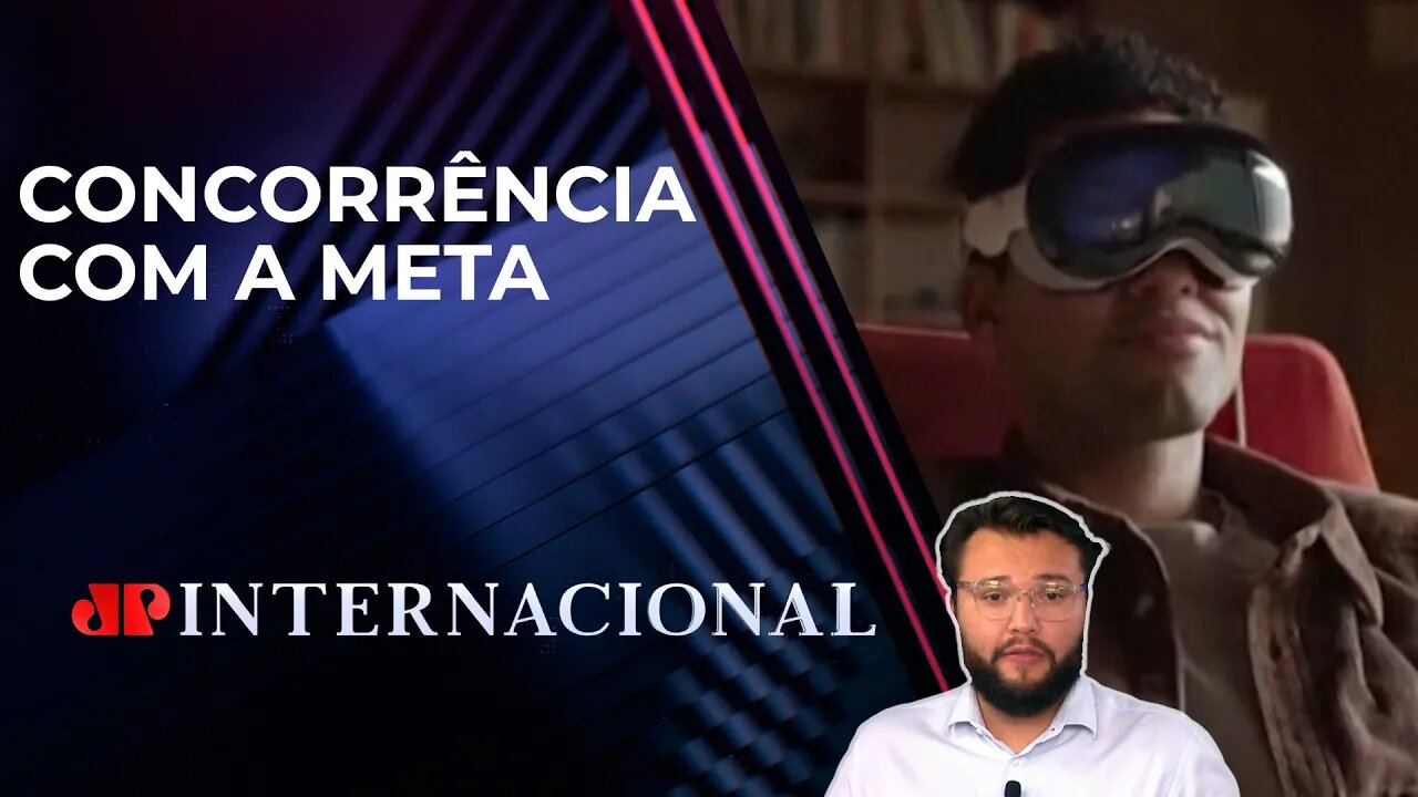 Apple lança óculos de realidade virtual e quer revolucionar uso de computadores | JP INTERNACIONAL