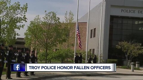 Troy police honor fallen officers