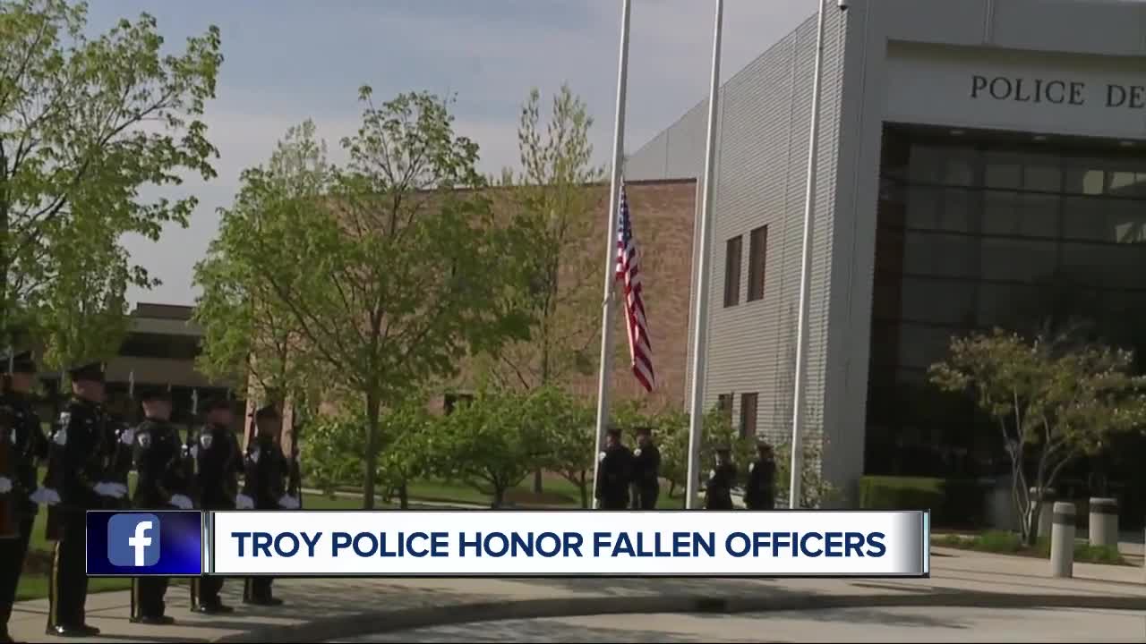 Troy police honor fallen officers