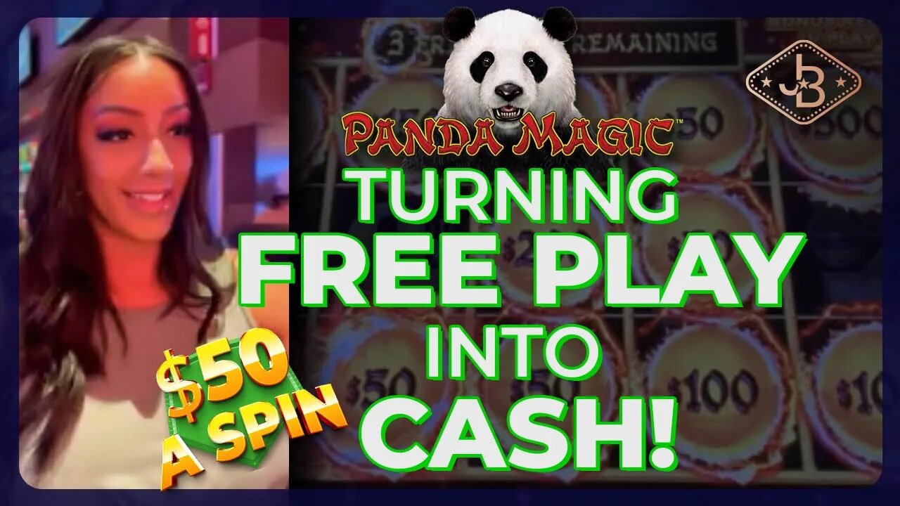 Turning Free Play Into Cash! Playing Dragon Link Panda Magic Slot ⭐️