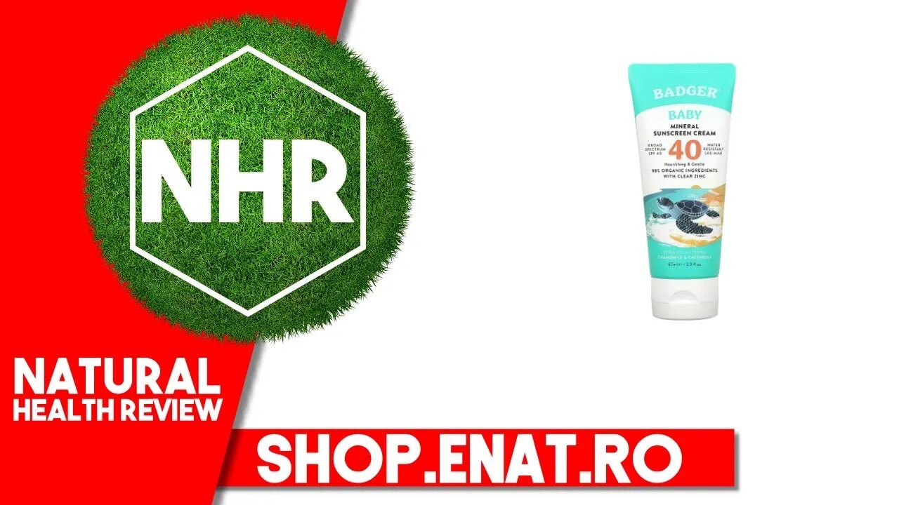 Badger Company, Baby Mineral Sunscreen Cream, SPF 40, Chamomile & Calendula, 2.9 fl oz (87 ml)