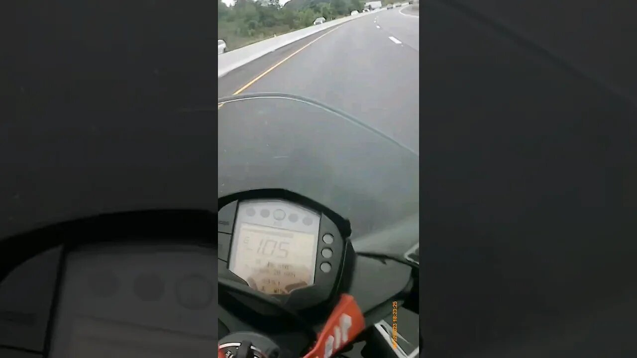 About to merge and FREEBIRD comes on!