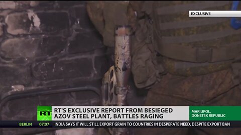 RT - Battle rages at steelworks in Mariupol