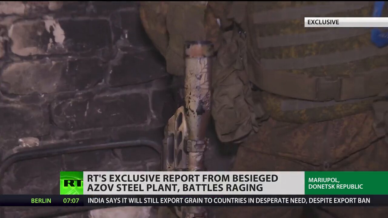 RT - Battle rages at steelworks in Mariupol