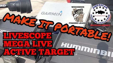 Make LIVESCOPE / MEGA LIVE / ACTIVE TARGET Portable! (BOAT/ICE/SHORE)