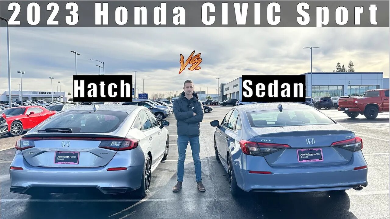 2023 Honda Civic SPORT Hatch vs Sedan. Which one is better?