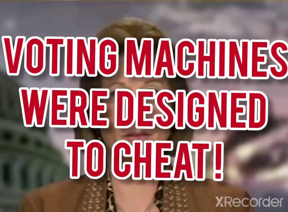 VOTING MACHINE WERE DESIGNED TO CHEAT
