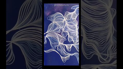 Uma incrível transformação Lineart com apenas uma caneta Posca branca!