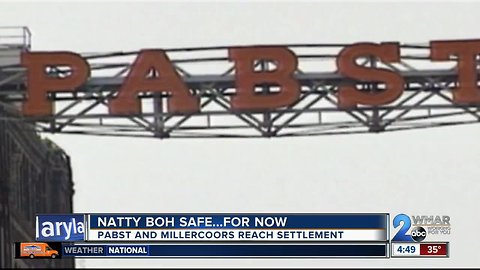 Pabst reaches settlement with MillerCoors, will continue to brew Natty Boh beer