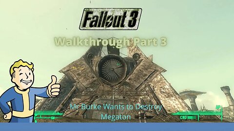 Fallout 3 gameplay walkthrough part 3 - heading for megaton to disarm the bomb