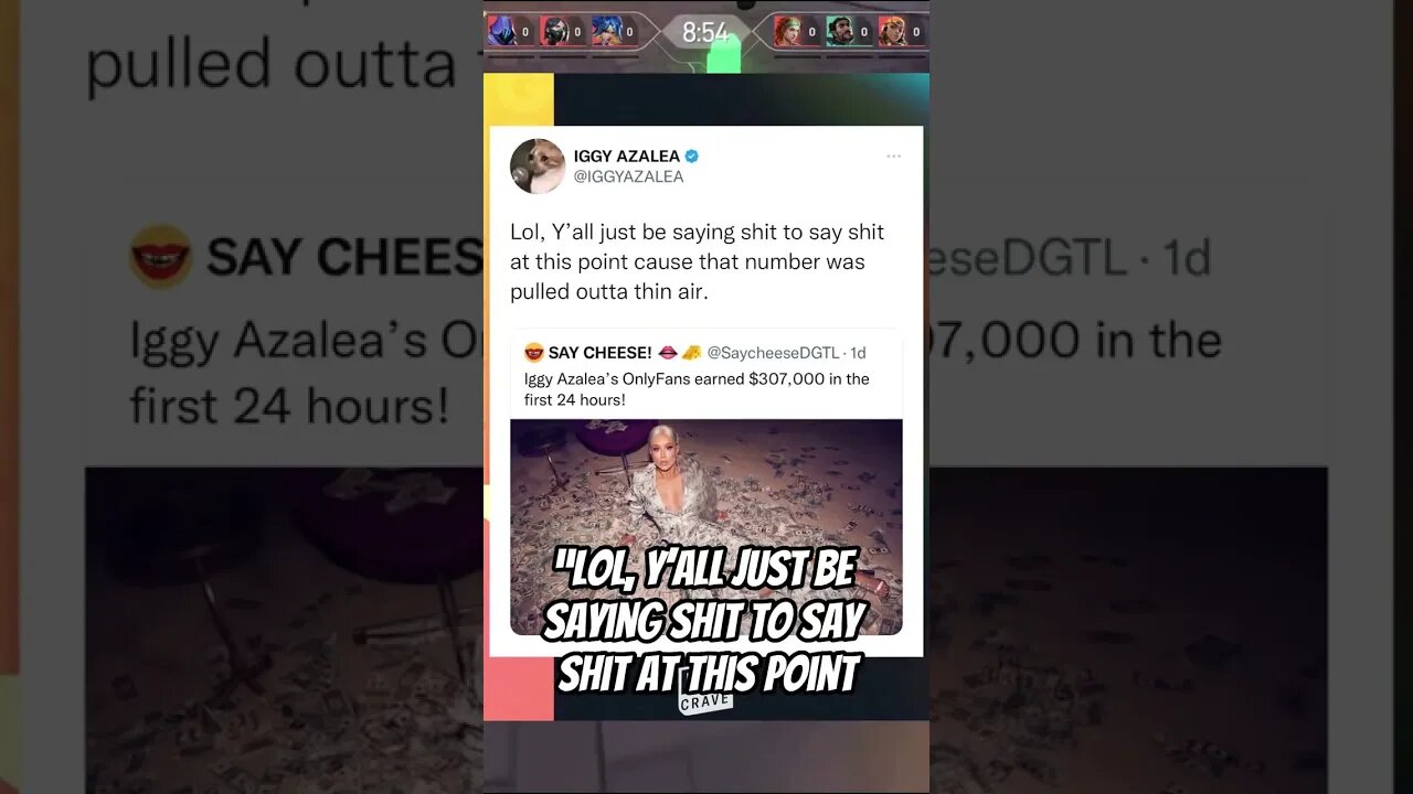 Iggy Azalea Says First Day OnlyFans Numbers Report is False #iggyazalea #iggyazaleaonlyfans