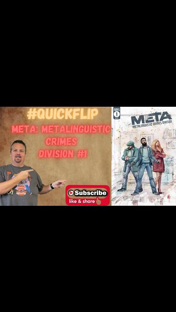 Meta: Metalinguistic Crimes Division #1 Scout Comics #QuickFlip Comic Book Review #shorts