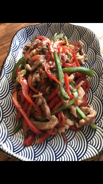 #Shorts Shredded Pork with Pepper 青椒肉丝