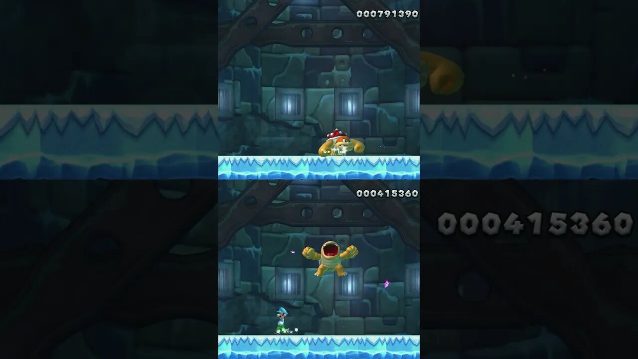 Mario vs Luigi vs Icicle Boss Fight