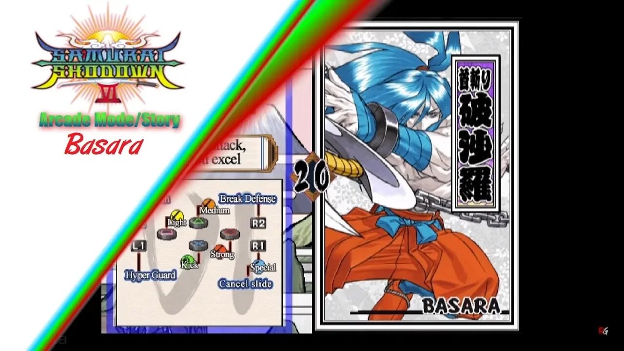 Samurai Shodown VI - Arcade Mode/Story - Basara