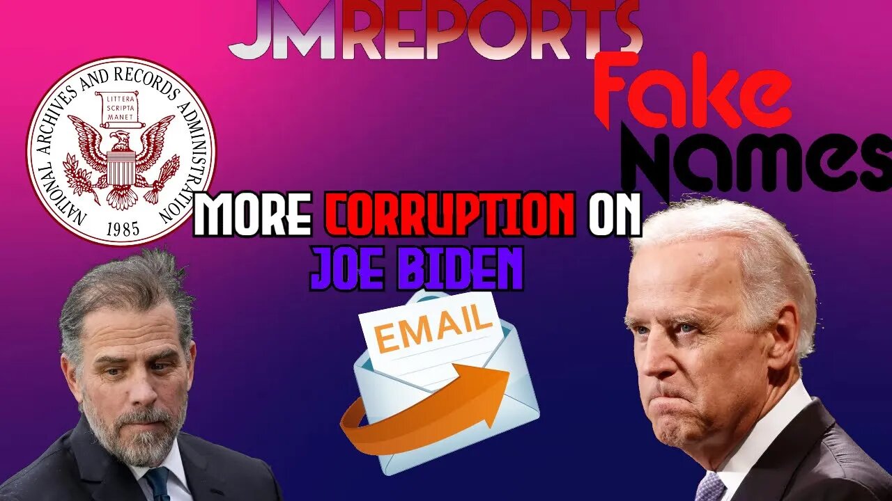 National Records PROVE Biden was doing SHADY DEALS using aliases & Biden LIES about hunter AGAIN