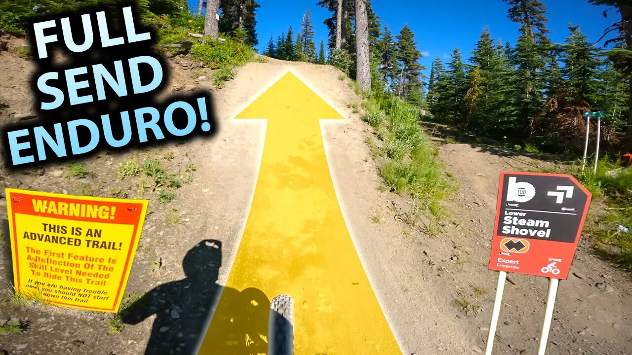 Riding The SICKEST HIGH SPEED JUMP LINES ON MY ENDURO BIKE!