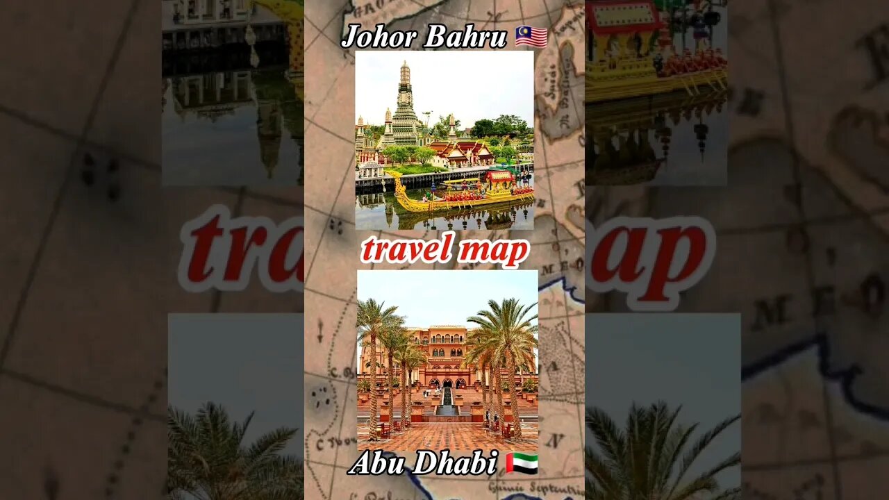 Perjalanan Dari Johor Bahru 🇲🇾 Ke Abu Dhabi 🇦🇪 #shorts #malaysia #uae #emirates