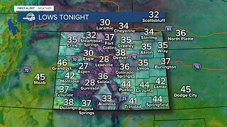 Tuesday evening forecast