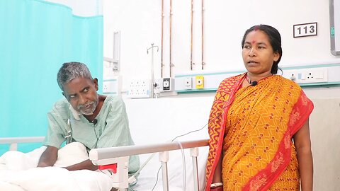 A patient with kidney problem being successfully handled by doctors of JP Hospital.