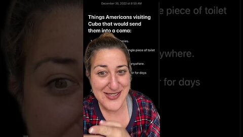 Americans would be in a COMA if they Visited….