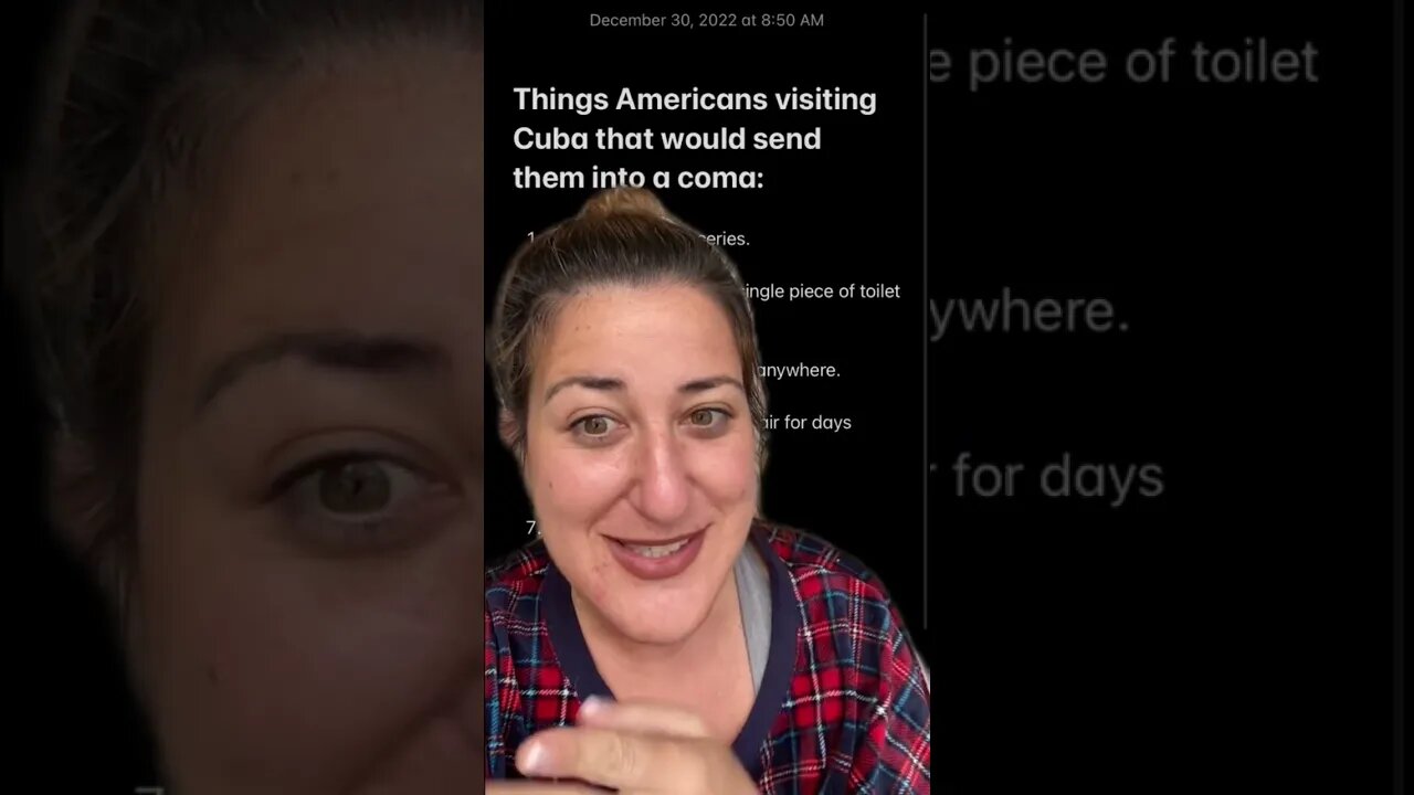 Americans would be in a COMA if they Visited….