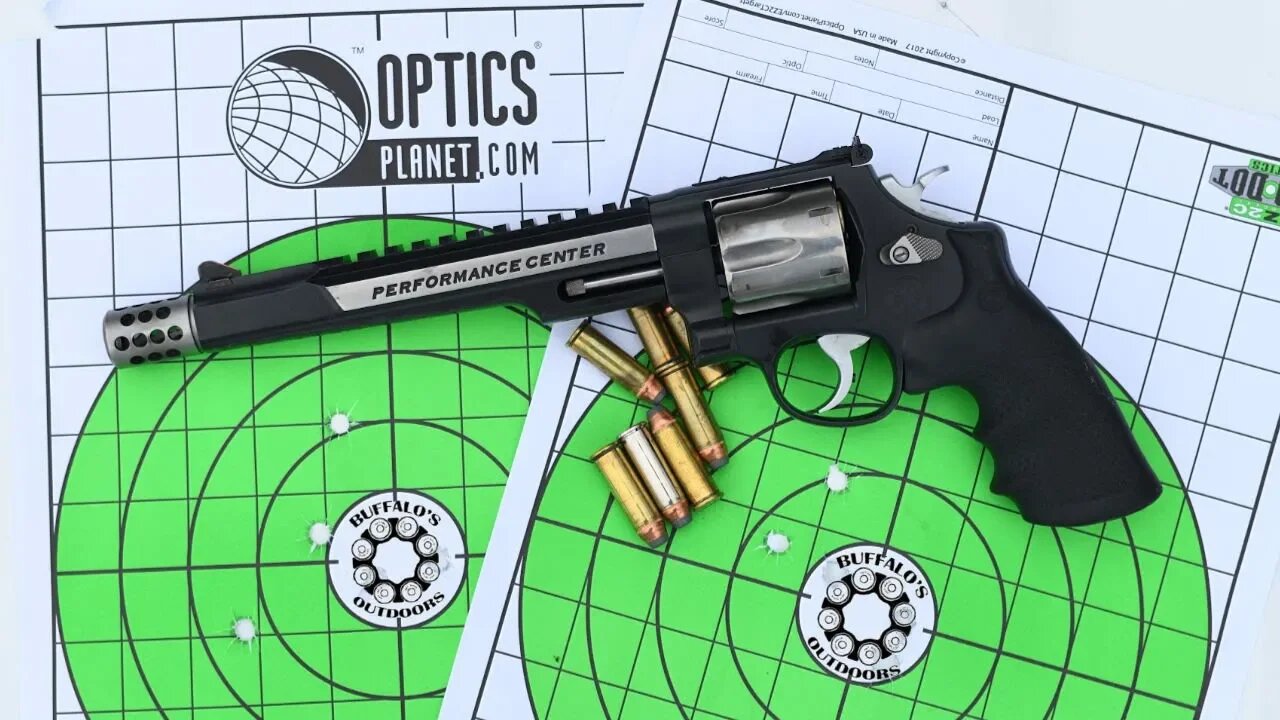 Smith and Wesson .44 Magnum Hunter - 5 shots @ 50 yards