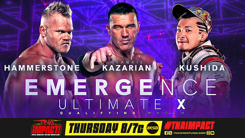 Hammerstone Wins Ultimate X Qualifier in Thrilling Triple Threat Match! #shorts