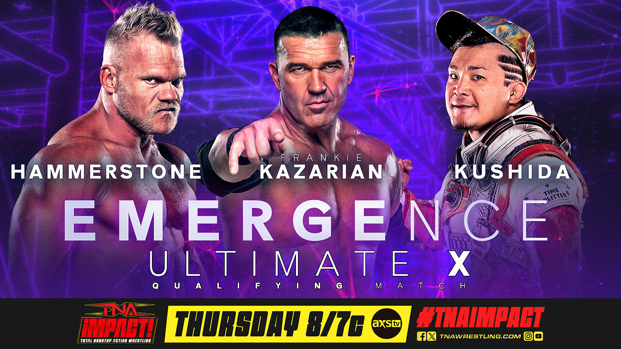 Hammerstone Wins Ultimate X Qualifier in Thrilling Triple Threat Match! #shorts