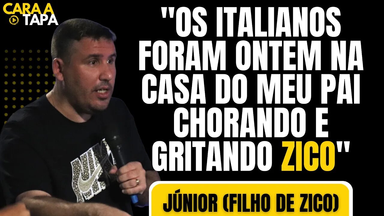 FILHO DE ZICO REVELA SURPRESA QUE ITALIANOS PREPARARAM PARA OS 70 ANOS DO GALINHO